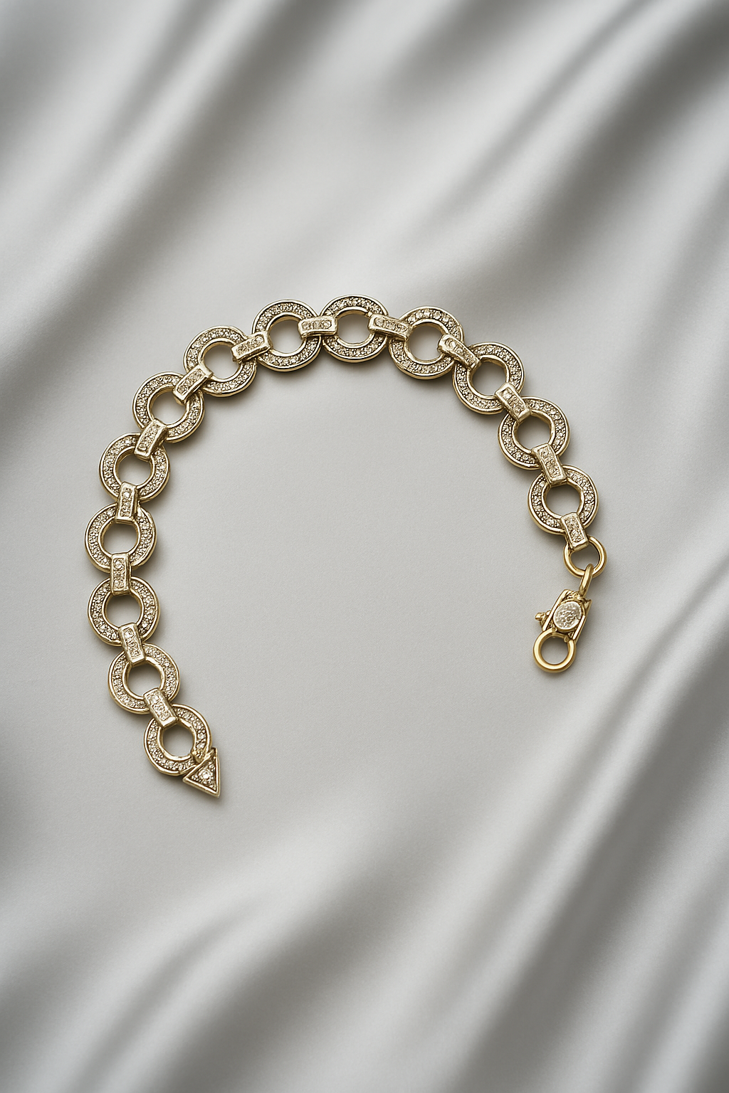 Oxidized Silver Men's Bracelet