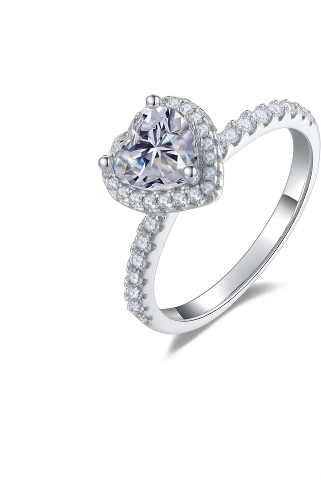 Heart shaped Diamond Ring (M96C-1CT)