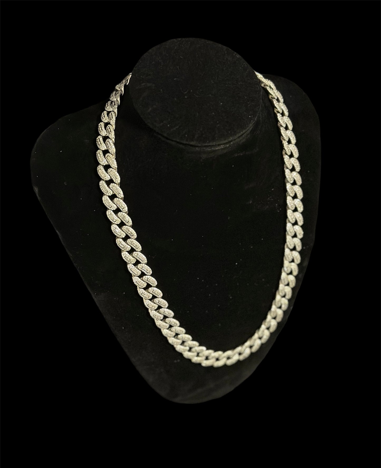 Iced Out 925 Silver Chain For Men