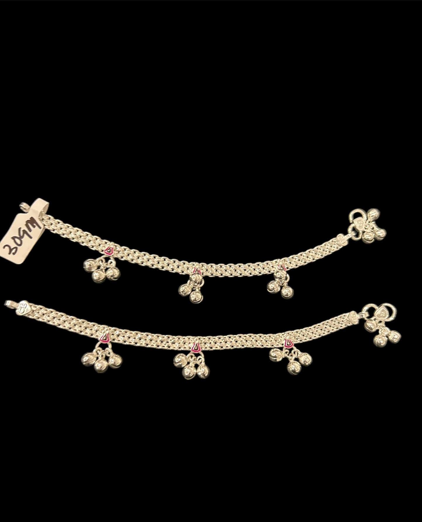 Silver Baby Anklets