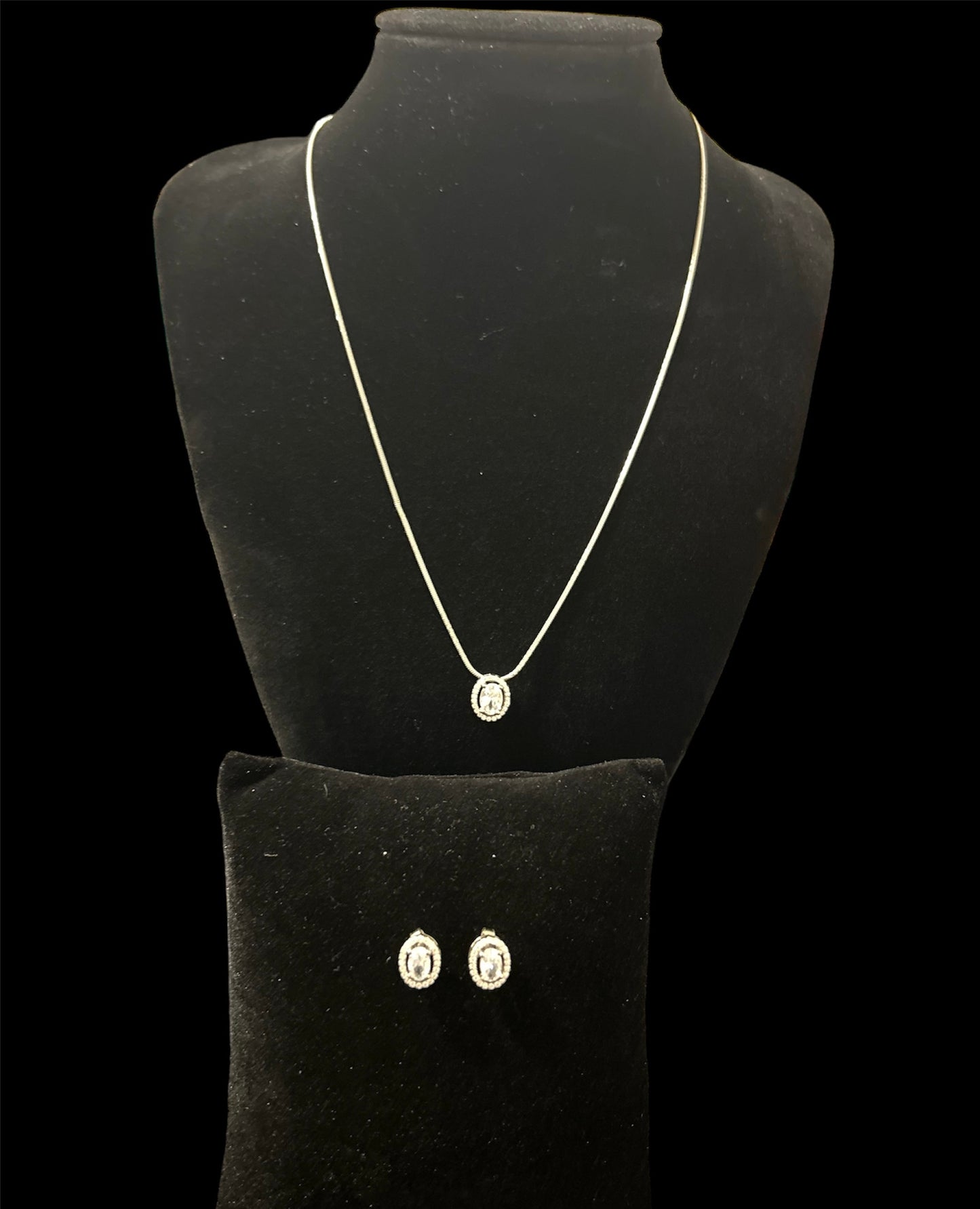 Sterling Silver Pendant Set