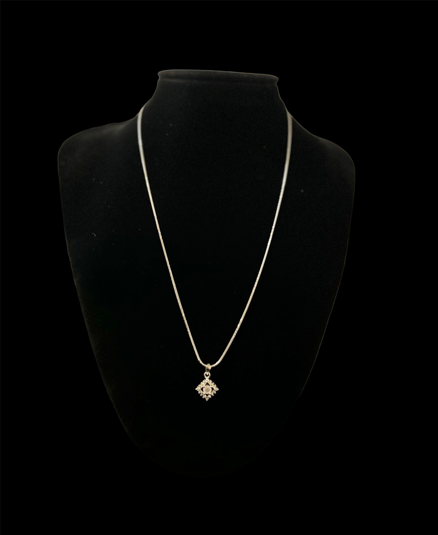 Pendant Set With Chain For Girls In 925 Sterling Silver(PS305)